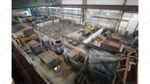 Производство газового котла 1250 кВт